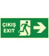 YT7676 - Fosforlu Acil Çıkış/Exit, sağ