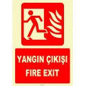 YT7666 - Fosforlu yangın çıkışı/fire exit
