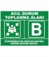 YT7698 - Acil Durum Toplanma Alanı - B