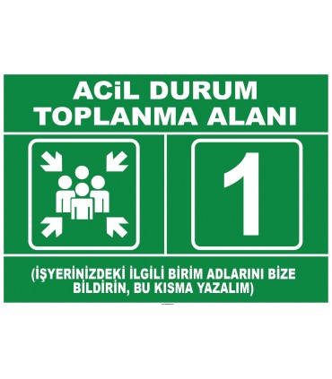 YT7699 - Acil Durum Toplanma Alanı - 1