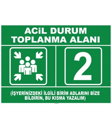 YT7700 - Acil Durum Toplanma Alanı - 2