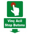 YT7707 - Vinç acil stop butonu