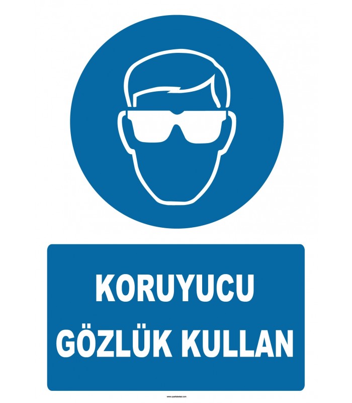 YT7722 - Koruyucu gözlük kullan