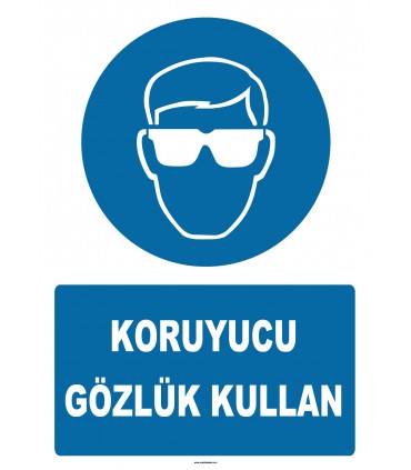 YT7722 - Koruyucu gözlük kullan