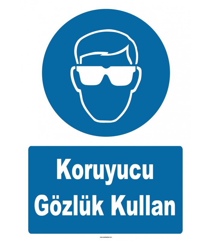 YT7723 - Koruyucu gözlük kullan