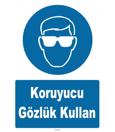 YT7723 - Koruyucu gözlük kullan