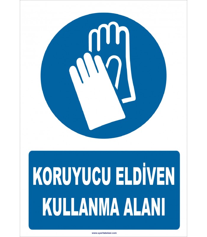 YT 7102 - Koruyucu eldiven kullanma alanı