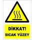 YT7748 - Dikkat sıcak yüzey