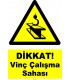 YT7755 - Dikkat Vinç Çalışma Sahası