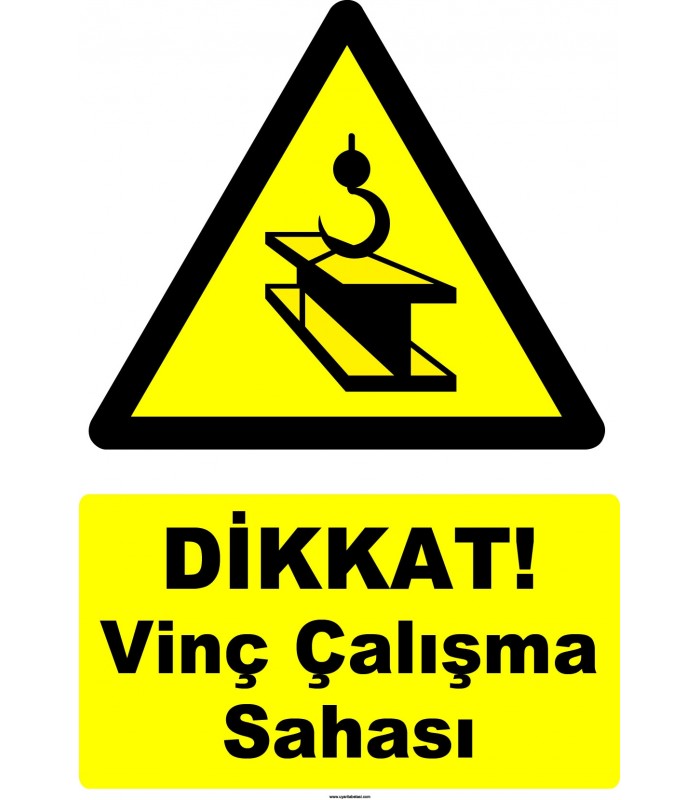 YT7755 - Dikkat Vinç Çalışma Sahası