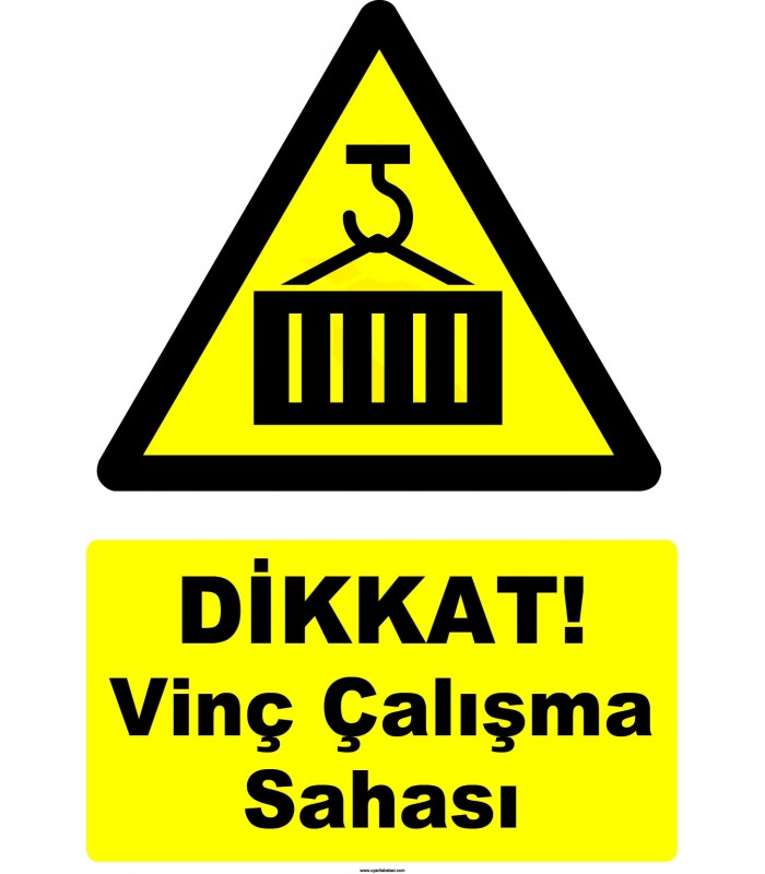 YT7756 - Dikkat Vinç Çalışma Sahası