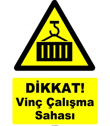 YT7756 - Dikkat Vinç Çalışma Sahası
