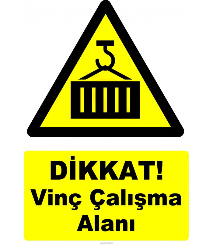 YT7757 - Dikkat Vinç Çalışma Alanı