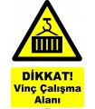 YT7757 - Dikkat Vinç Çalışma Alanı