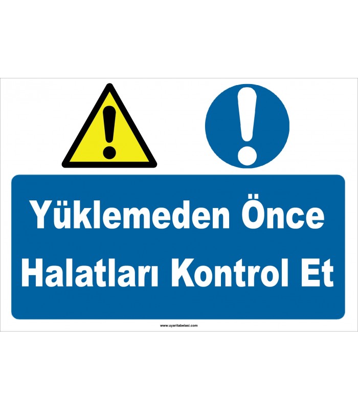 YT7815 - Yüklemeden önce halatları kontrol et