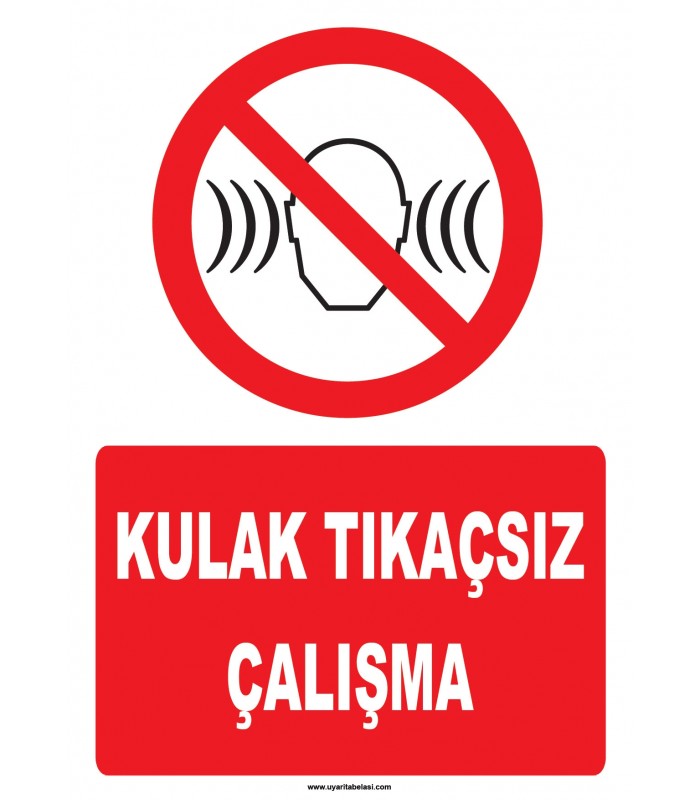 YT7776 - Kulak tıkaçsız çalışma
