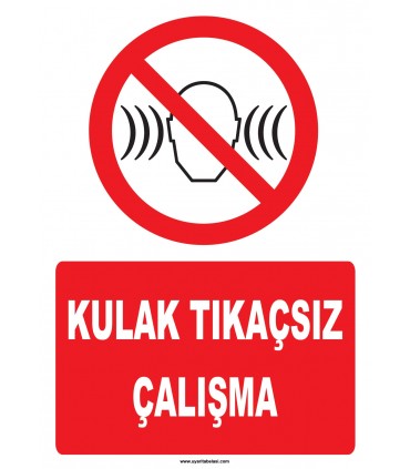 YT7776 - Kulak tıkaçsız çalışma