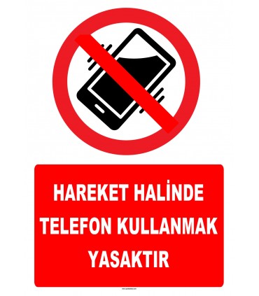 YT7790 - Hareket halinde telefon kullanmak yasaktır