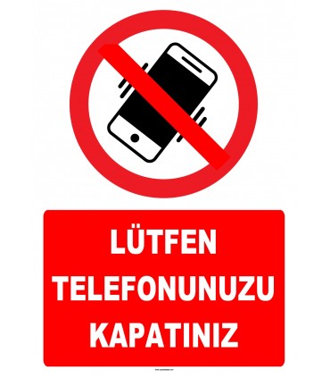 YT7796 - Lütfen telefonunuzu kapatınız