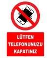 YT7796 - Lütfen telefonunuzu kapatınız