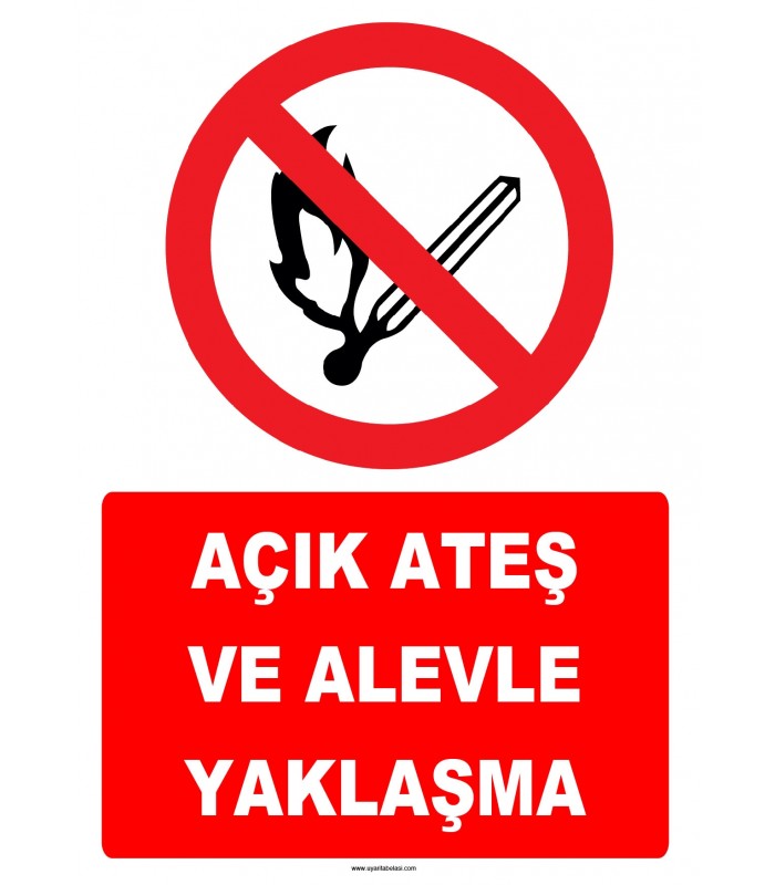 YT7806 - Açık ateş ve alevle yaklaşma