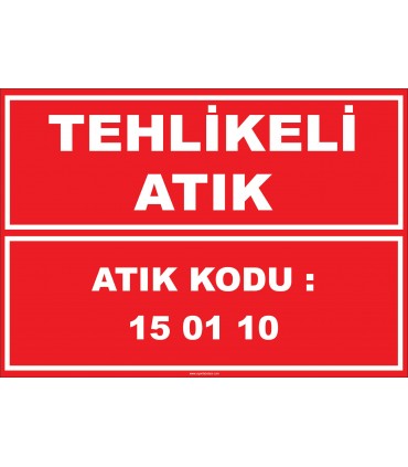 YT7807 - 150110 kodlu tehlikeli atık