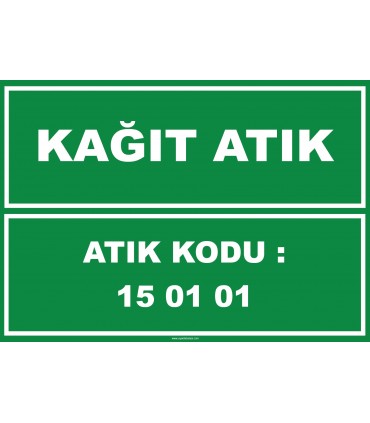 YT7811 - 150101 kodlu kağıt atık