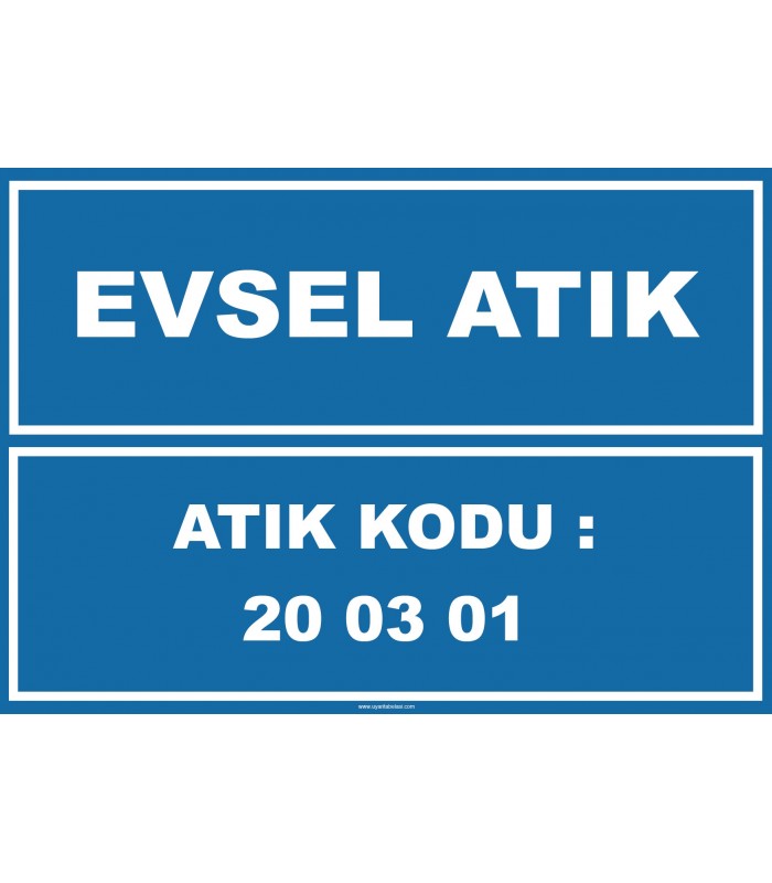 YT7812 - 200301 kodlu evsel atık