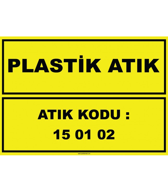 YT7813 - 150102 kodlu plastik atık