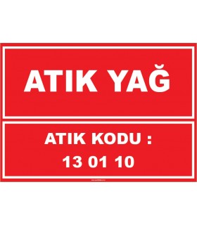 ZY1005 -130110 kodlu atık yağ