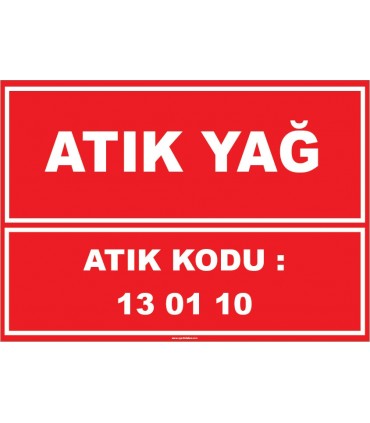 ZY1005 -130110 kodlu atık yağ