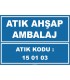 ZY1006 - 150103 kodlu Atık Ahşap Ambalaj