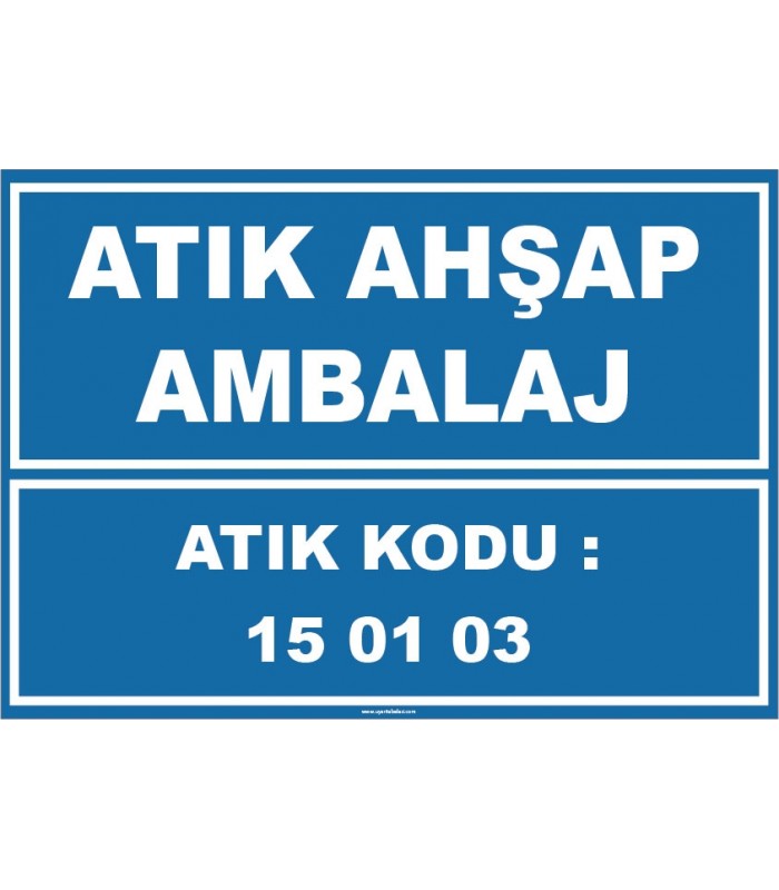 ZY1006 - 150103 kodlu Atık Ahşap Ambalaj