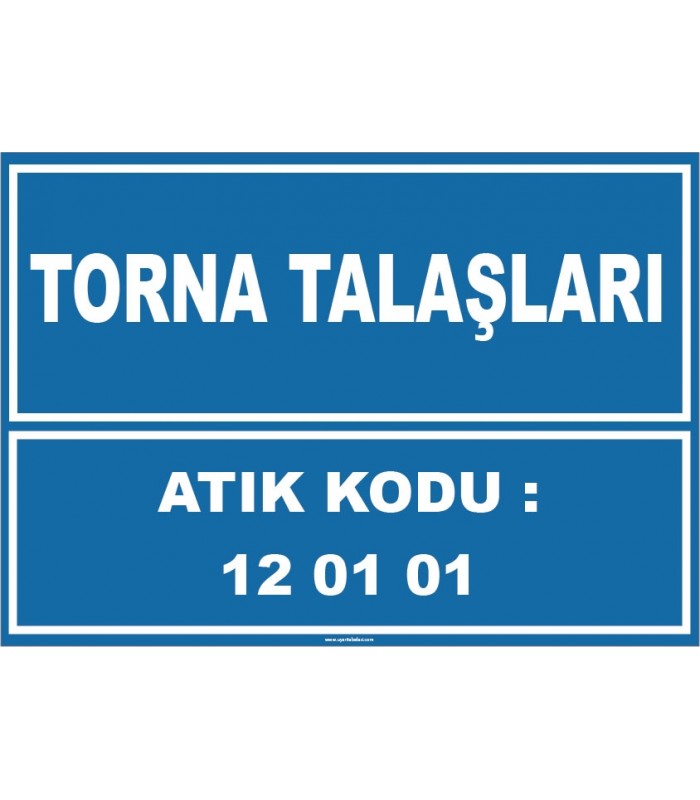 ZY1011 - 120101 atık kodlu torna talaşları