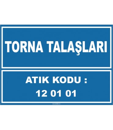ZY1011 - 120101 atık kodlu torna talaşları