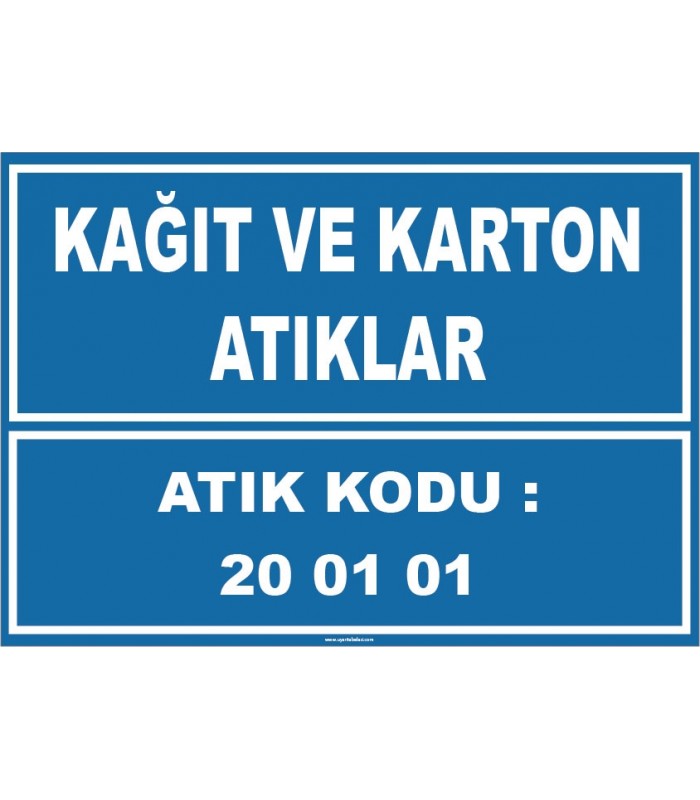 ZY1013 - 200101 kodlu kağıt ve karton atıklar
