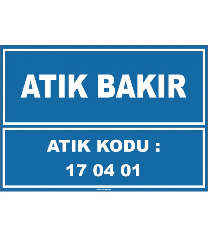 ZY1019 - 170401 kodlu atık bakır