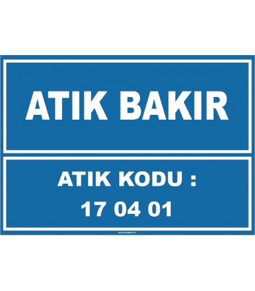 ZY1019 - 170401 kodlu atık bakır