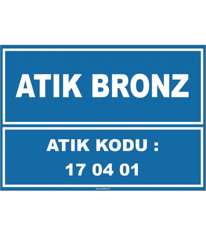 ZY1020 - 170401 kodlu atık bronz