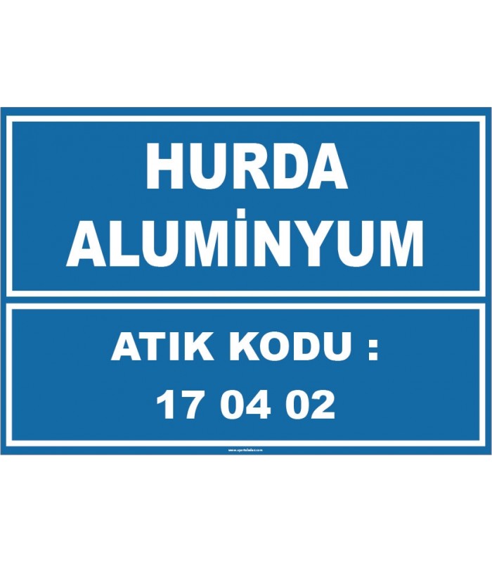 ZY1024 - 170402 atık kodlu hurda aluminyum