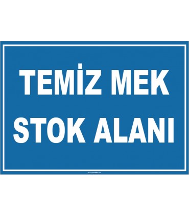 ZY1030 - Temiz MEK Stok Alanı