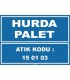 ZY1035 - 150103 atık kodlu hurda palet