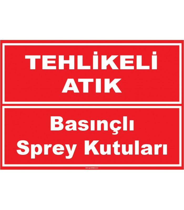 ZY1039 - Tehlikeli Atık Basınçlı Sprey Kutuları
