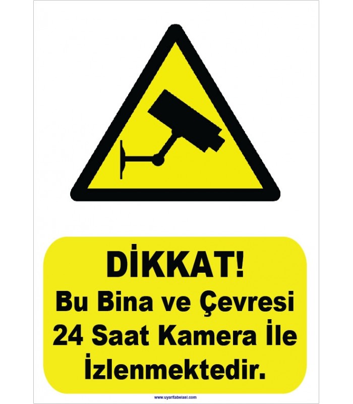 ZY1045 - Bu bina ve çevresi 24 saat kamera ile izlenmektedir
