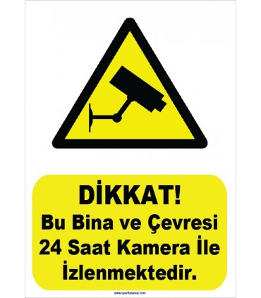ZY1045 - Bu bina ve çevresi 24 saat kamera ile izlenmektedir