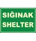 ZY1056 - Türkçe İngilizce Sığınak, Shelter