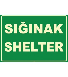 ZY1056 - Türkçe İngilizce Sığınak, Shelter
