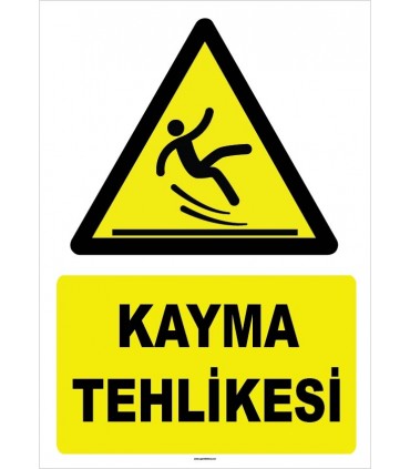 ZY1077 - Kayma tehlikesi