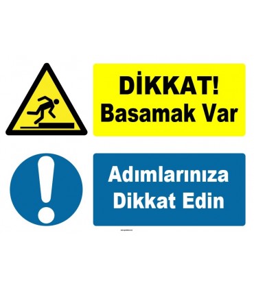 ZY1080 - Dikkat basamak var, adımlarınıza dikkat edin