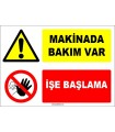 ZY1111 - Makinada bakım var, işe başlama